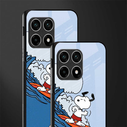 snoopy surfing glass case for oneplus 10 pro 5g image-2