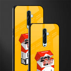 socializing can cause happiness glass case for oppo reno 2f image-2