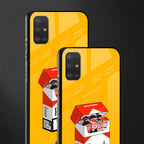 socializing can cause happiness glass case for samsung galaxy a51 image-2