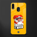 socializing can cause happiness glass case for samsung galaxy m10s image