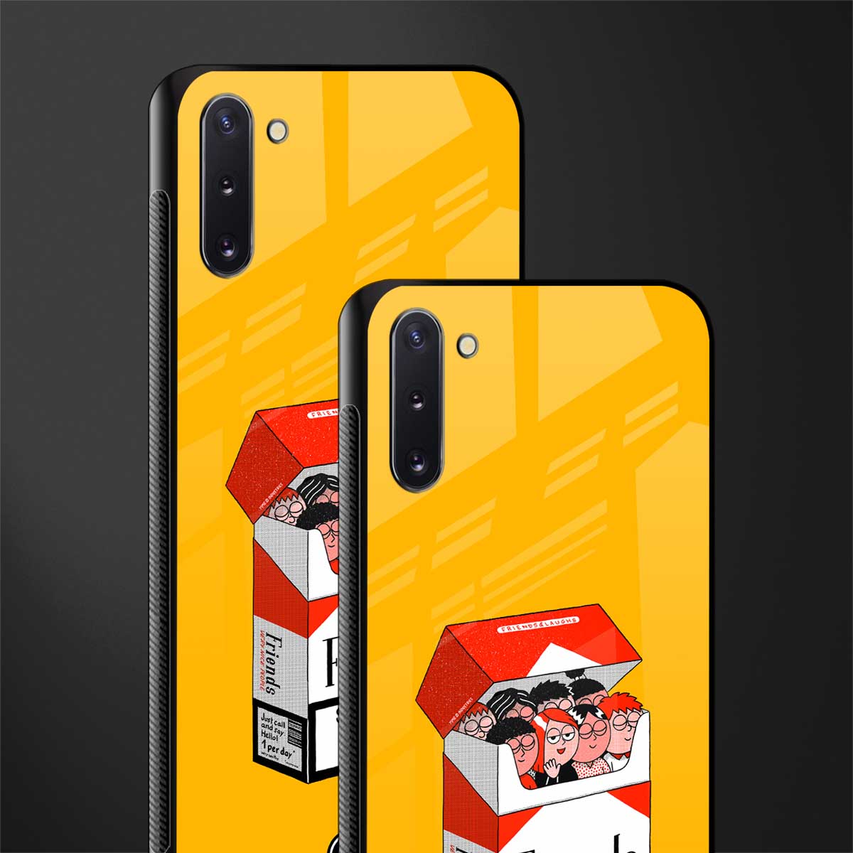 socializing can cause happiness glass case for samsung galaxy note 10 image-2