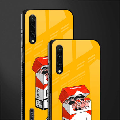 socializing can cause happiness glass case for mi a3 redmi a3 image-2