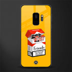 socializing can cause happiness glass case for samsung galaxy s9 image