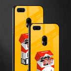 socializing can cause happiness glass case for oppo a7 image-2