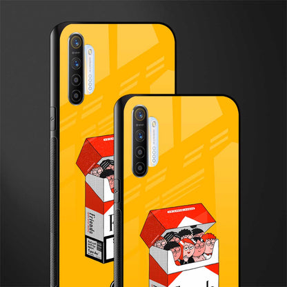 socializing can cause happiness glass case for realme x2 image-2