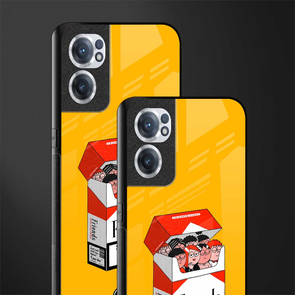 socializing can cause happiness glass case for oneplus nord ce 2 5g image-2