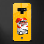 socializing can cause happiness glass case for samsung galaxy note 9 image