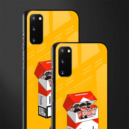 socializing can cause happiness glass case for samsung galaxy s20 image-2