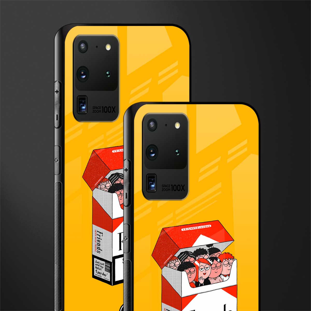 socializing can cause happiness glass case for samsung galaxy s20 ultra image-2
