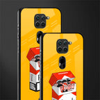 socializing can cause happiness glass case for redmi note 9 image-2