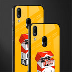 socializing can cause happiness glass case for vivo y95 image-2