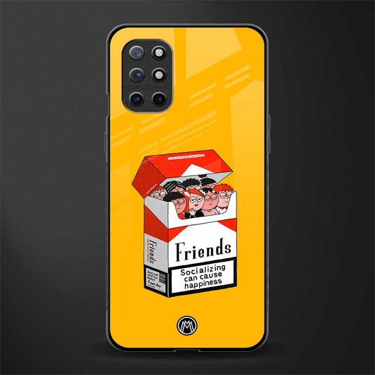 socializing can cause happiness glass case for oneplus 8t image