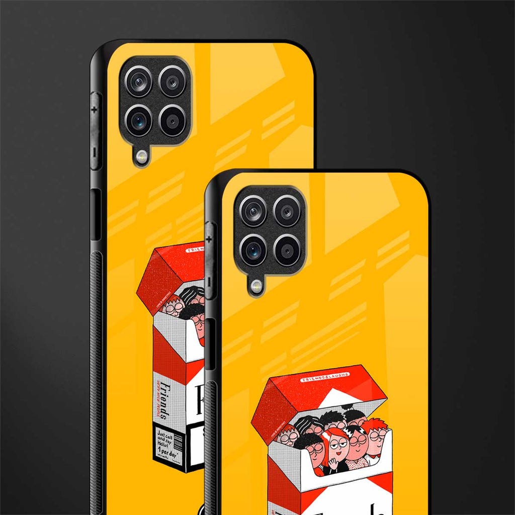 socializing can cause happiness glass case for samsung galaxy a12 image-2