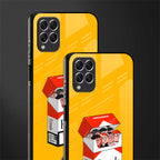 socializing can cause happiness glass case for samsung galaxy f62 image-2
