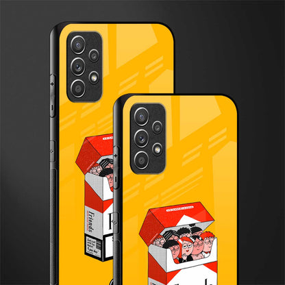 socializing can cause happiness glass case for samsung galaxy a32 4g image-2