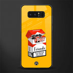 socializing can cause happiness glass case for samsung galaxy note 8 image
