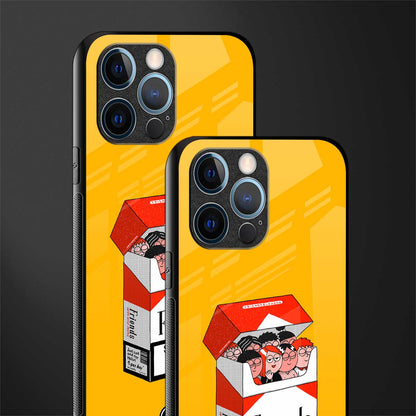 socializing can cause happiness glass case for iphone 12 pro image-2