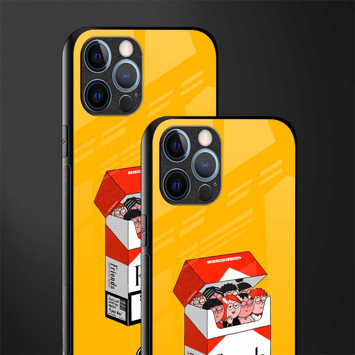 socializing can cause happiness glass case for iphone 12 pro max image-2