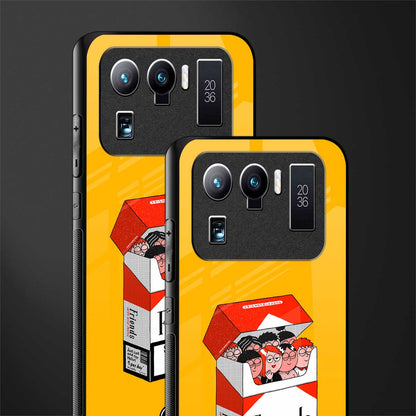 socializing can cause happiness glass case for mi 11 ultra 5g image-2