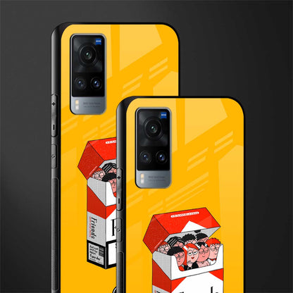 socializing can cause happiness glass case for vivo x60 image-2