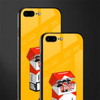 socializing can cause happiness glass case for iphone 7 plus image-2