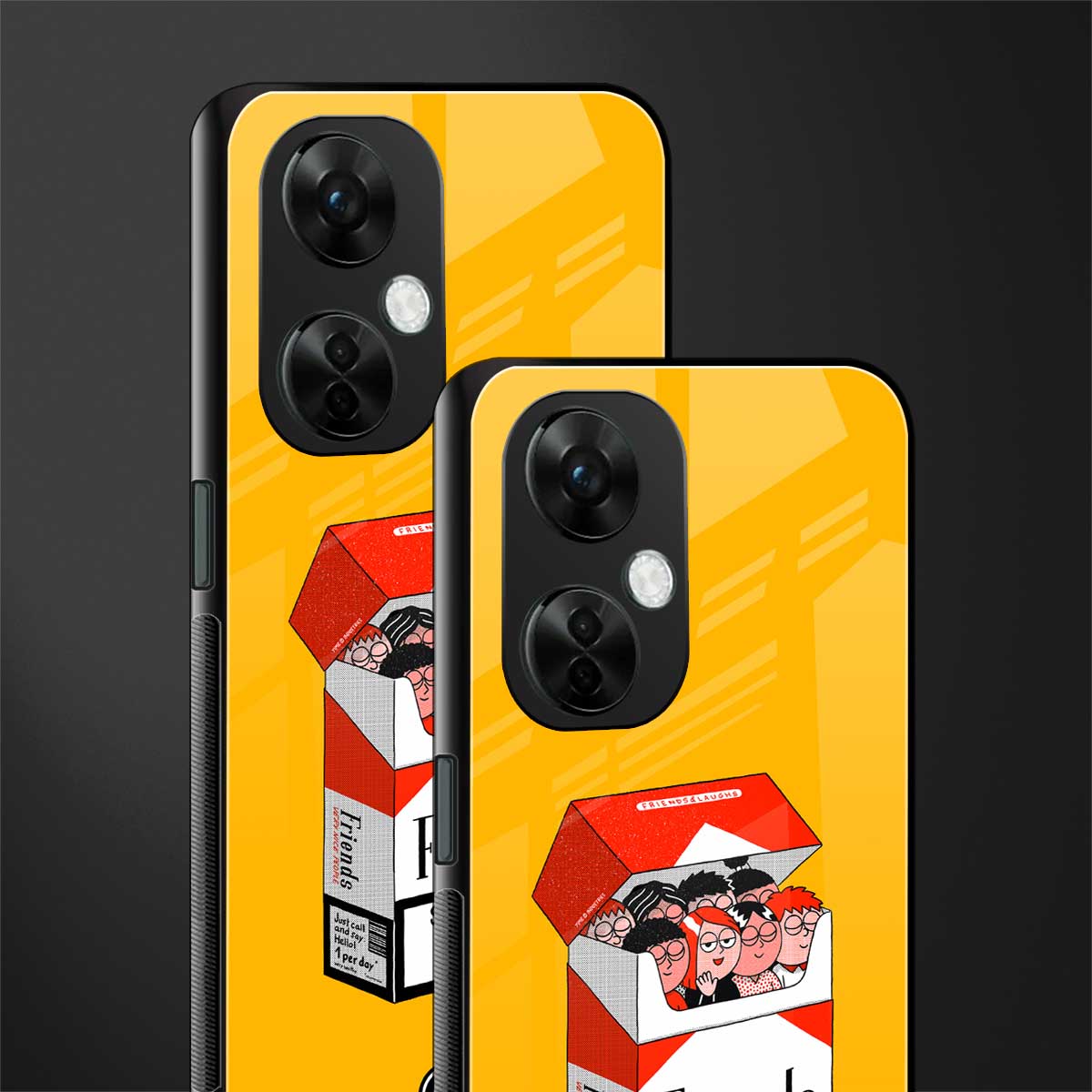 socializing can cause happiness back phone cover | glass case for oneplus nord ce 3 lite