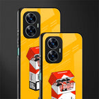socializing can cause happiness back phone cover | glass case for realme c55