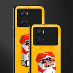 socializing can cause happiness back phone cover | glass case for iQOO 9 Pro