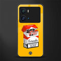 socializing can cause happiness back phone cover | glass case for iQOO 9 Pro