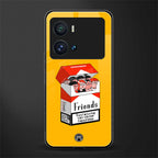 socializing can cause happiness back phone cover | glass case for iQOO 9 Pro