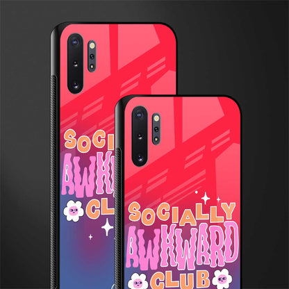 socially awkward club glass case for samsung galaxy note 10 plus image-2