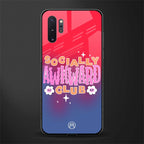 socially awkward club glass case for samsung galaxy note 10 plus image