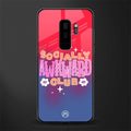 socially awkward club glass case for samsung galaxy s9 plus image