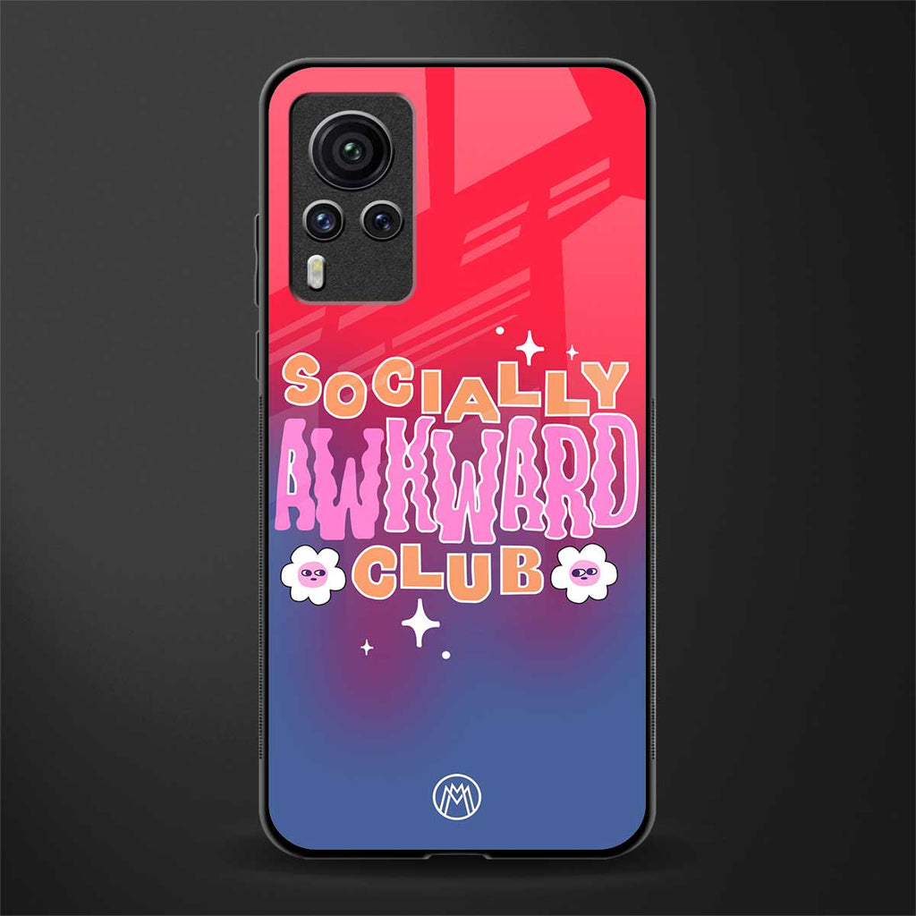 socially awkward club glass case for vivo x60 pro image