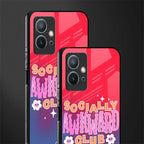 socially awkward club glass case for vivo t1 5g image-2