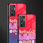 socially awkward club glass case for vivo v23e image-2
