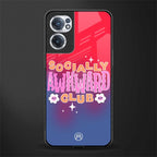 socially awkward club glass case for oneplus nord ce 2 5g image