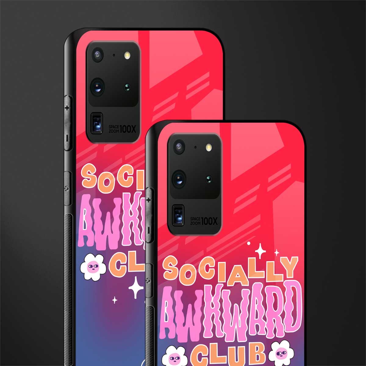 socially awkward club glass case for samsung galaxy s20 ultra image-2