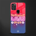 socially awkward club glass case for samsung galaxy a21s image