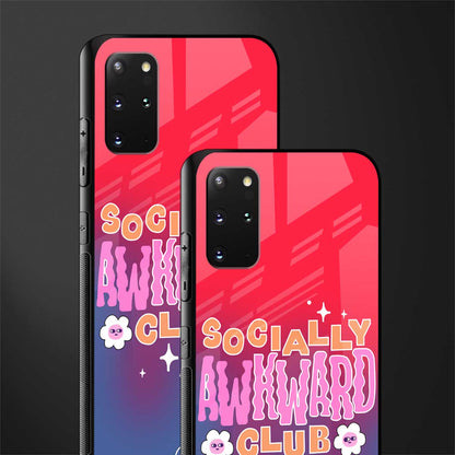 socially awkward club glass case for samsung galaxy s20 plus image-2