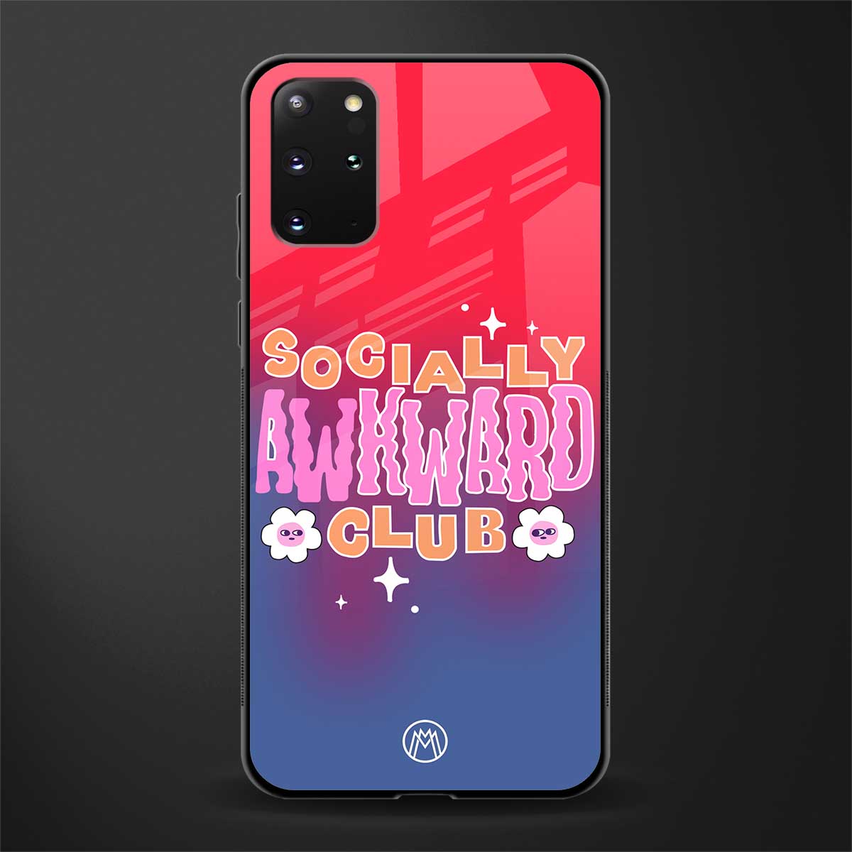 socially awkward club glass case for samsung galaxy s20 plus image
