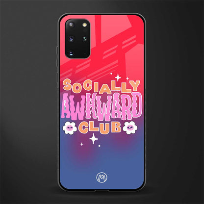 socially awkward club glass case for samsung galaxy s20 plus image