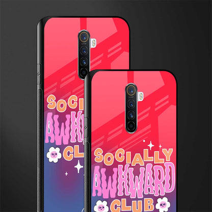 socially awkward club glass case for realme x2 pro image-2