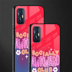 socially awkward club glass case for vivo v17 image-2