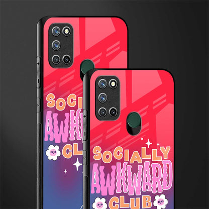 socially awkward club glass case for realme 7i image-2