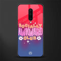 socially awkward club glass case for oneplus 7 pro image