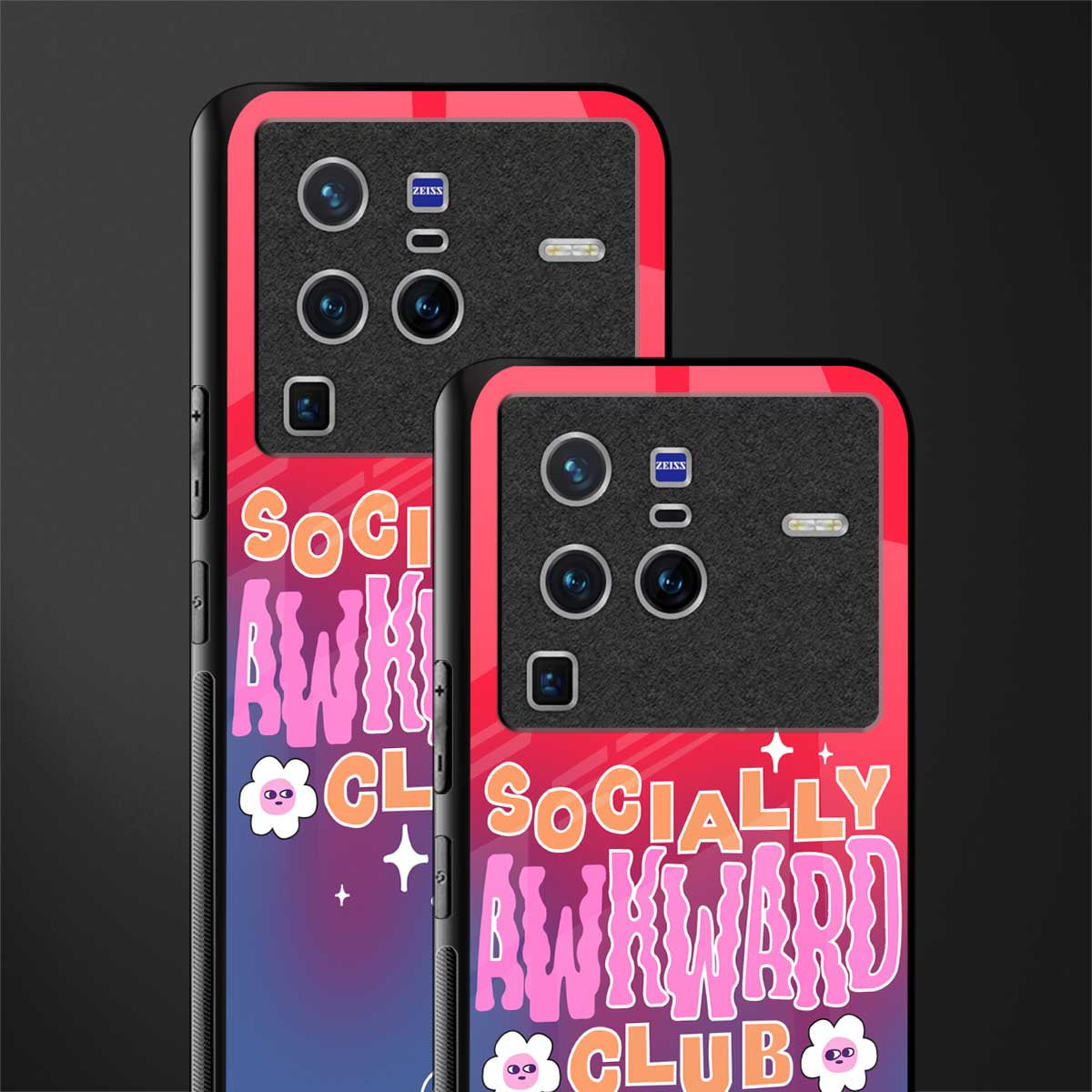 socially awkward club glass case for vivo x80 pro 5g image-2