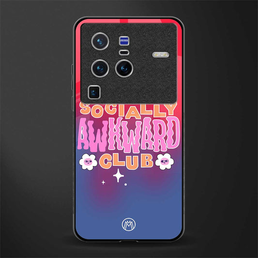 socially awkward club glass case for vivo x80 pro 5g image