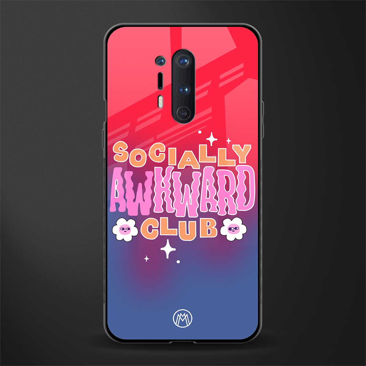 socially awkward club glass case for oneplus 8 pro image