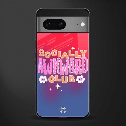 socially awkward club back phone cover | glass case for google pixel 7